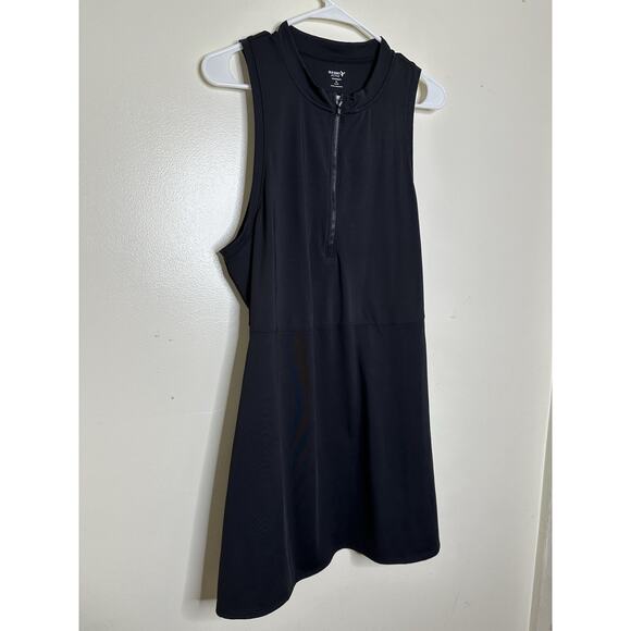 Old Navy Size XL Black Sports Dress Powersoft Go Dry Front Zip Tennis Paddle - Picture 7 of 9